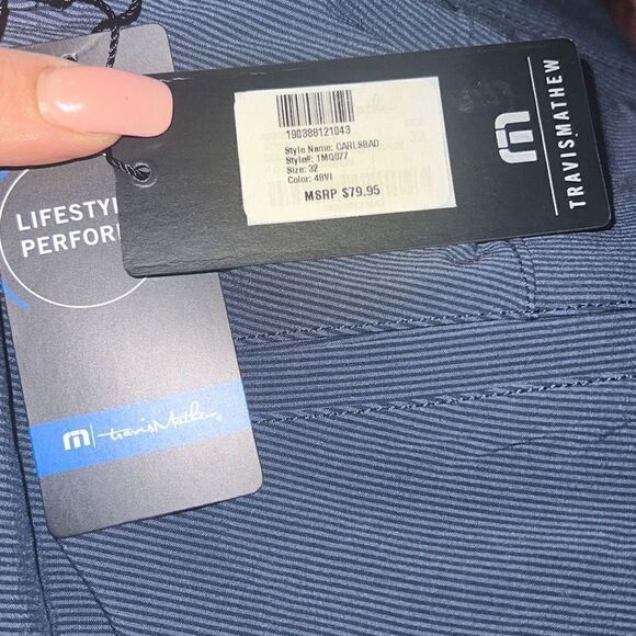 Travis Mathew NWT Carlsbad Performance Shorts 9” Golf utility 32 - Picture 7 of 8